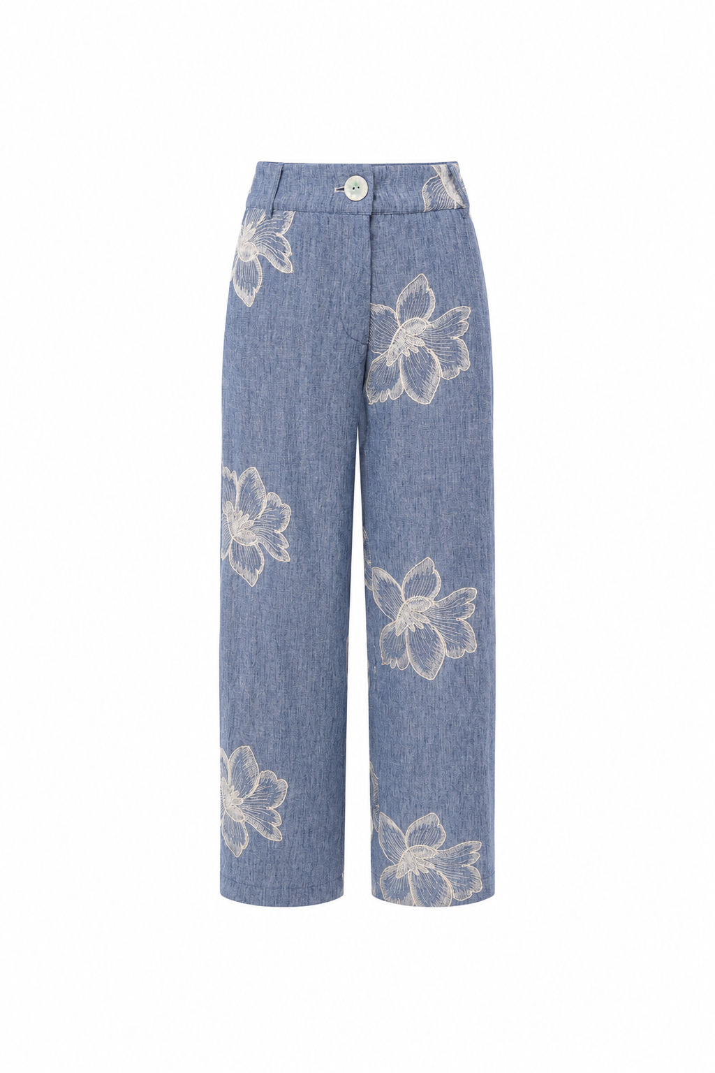PANTALONE ANTIOPE VELETTA FIORE