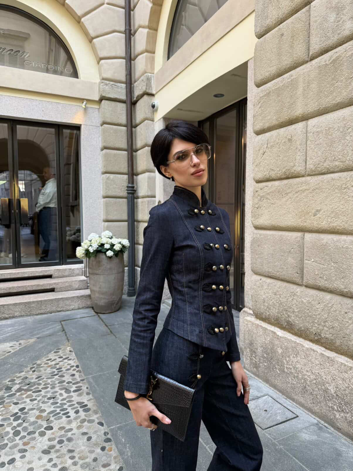 GIACCA CHARLOTTE MONDIAL CON ALAMARI