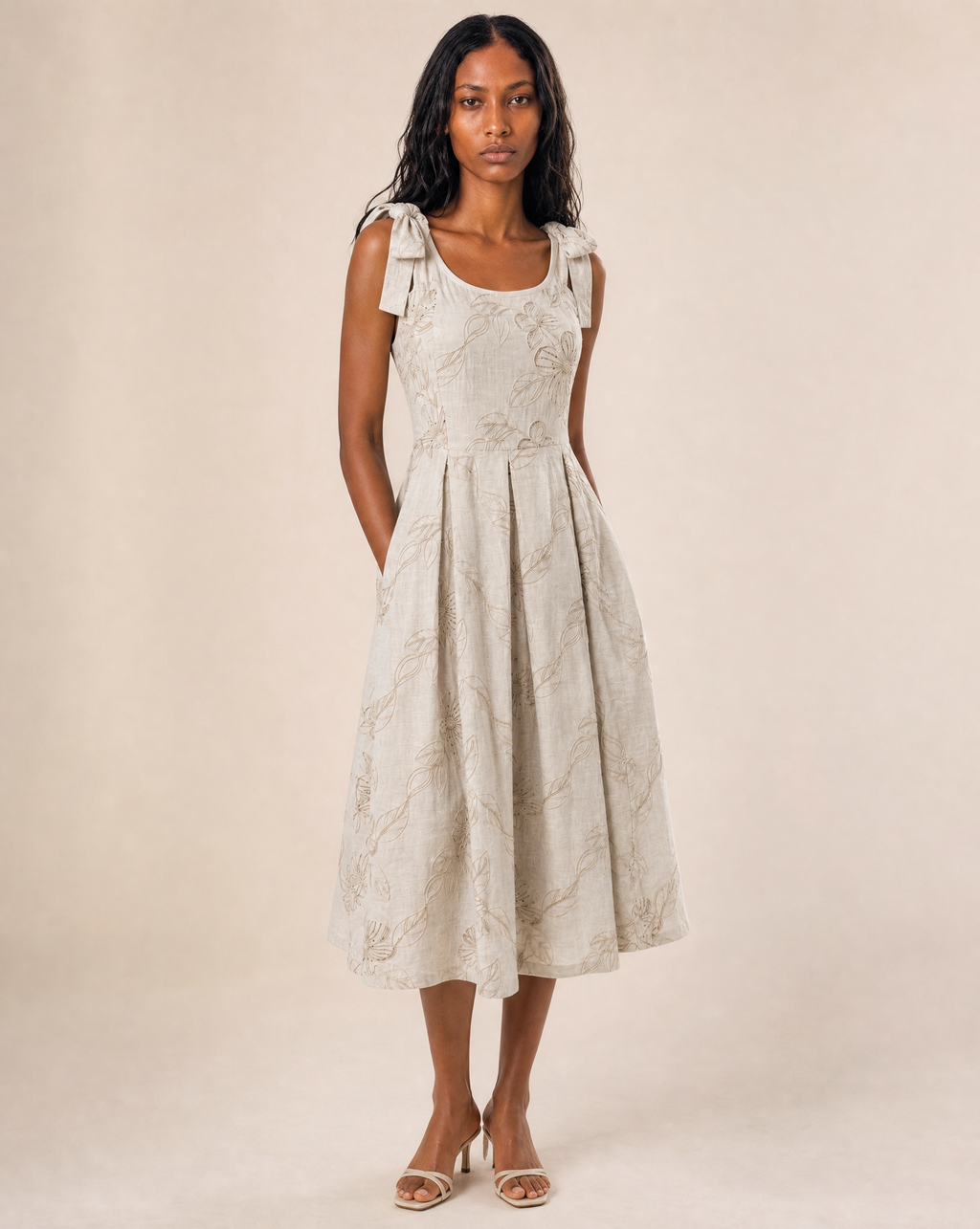 ODILE MILOS FLOWER DRESS