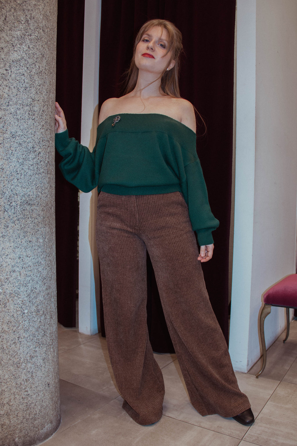 PANTALONE CESNA MINA VELLUTO