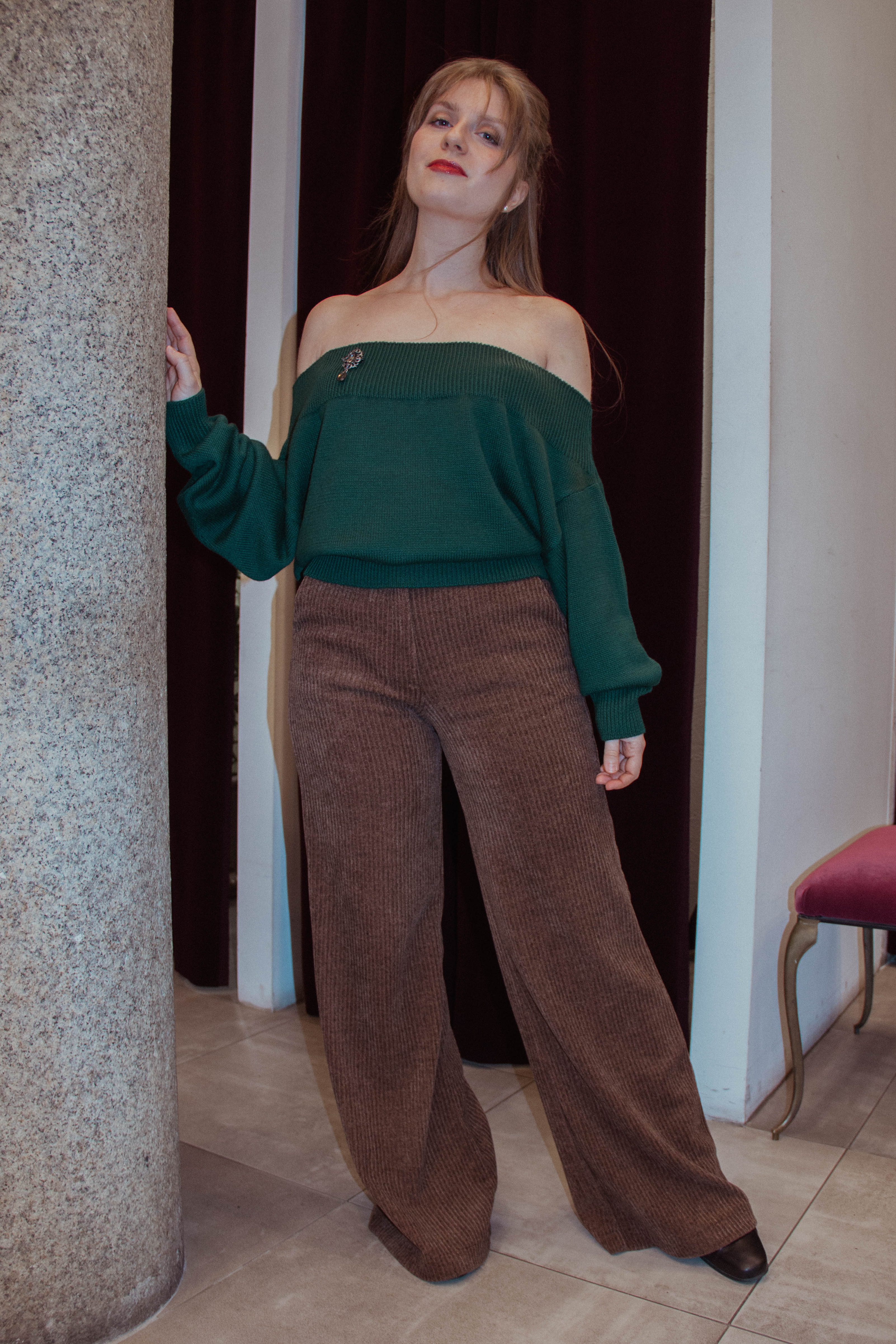 PANTALONE CESNA MINA VELLUTO