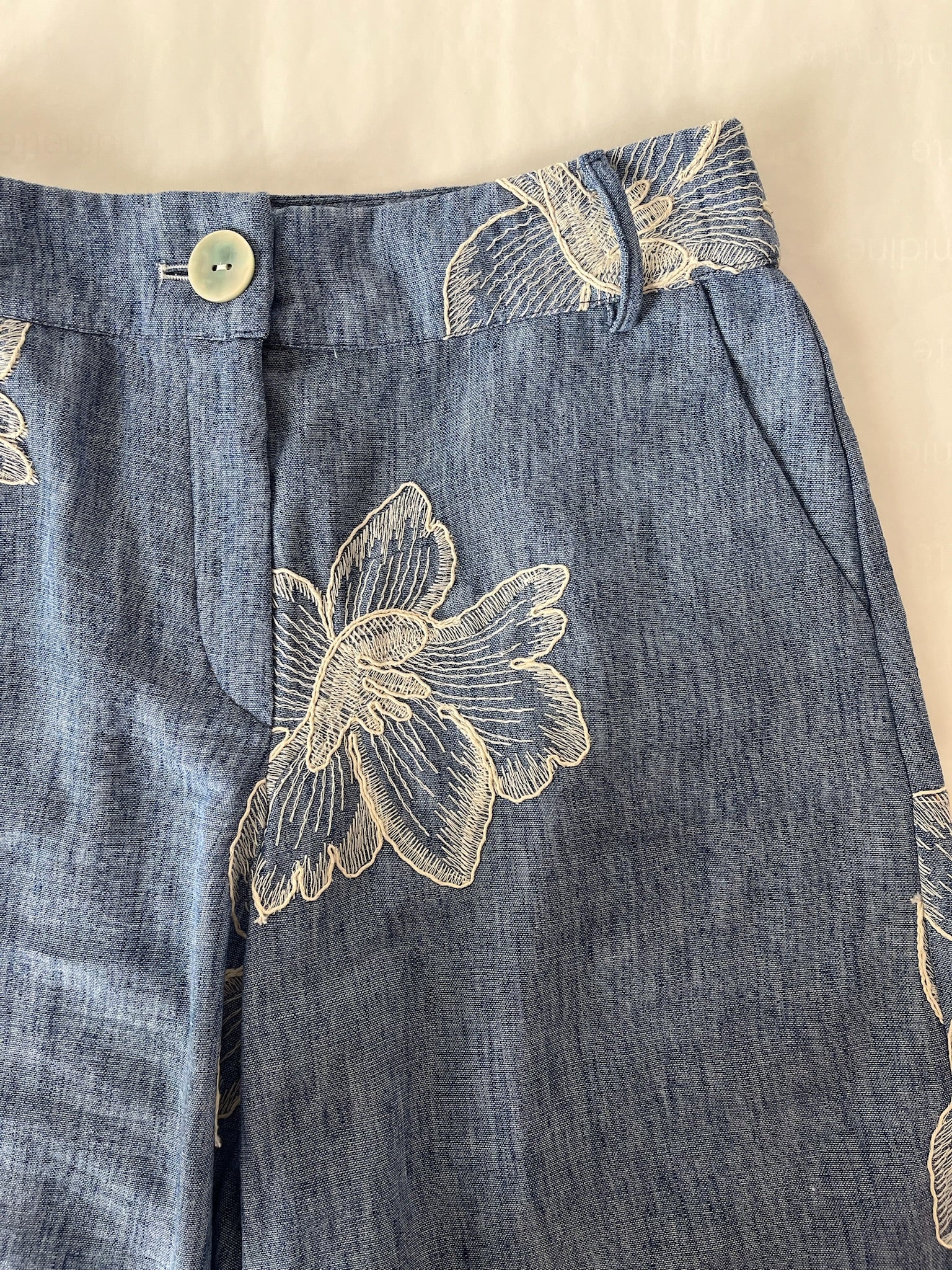 PANTALONE ANTIOPE VELETTA FIORE
