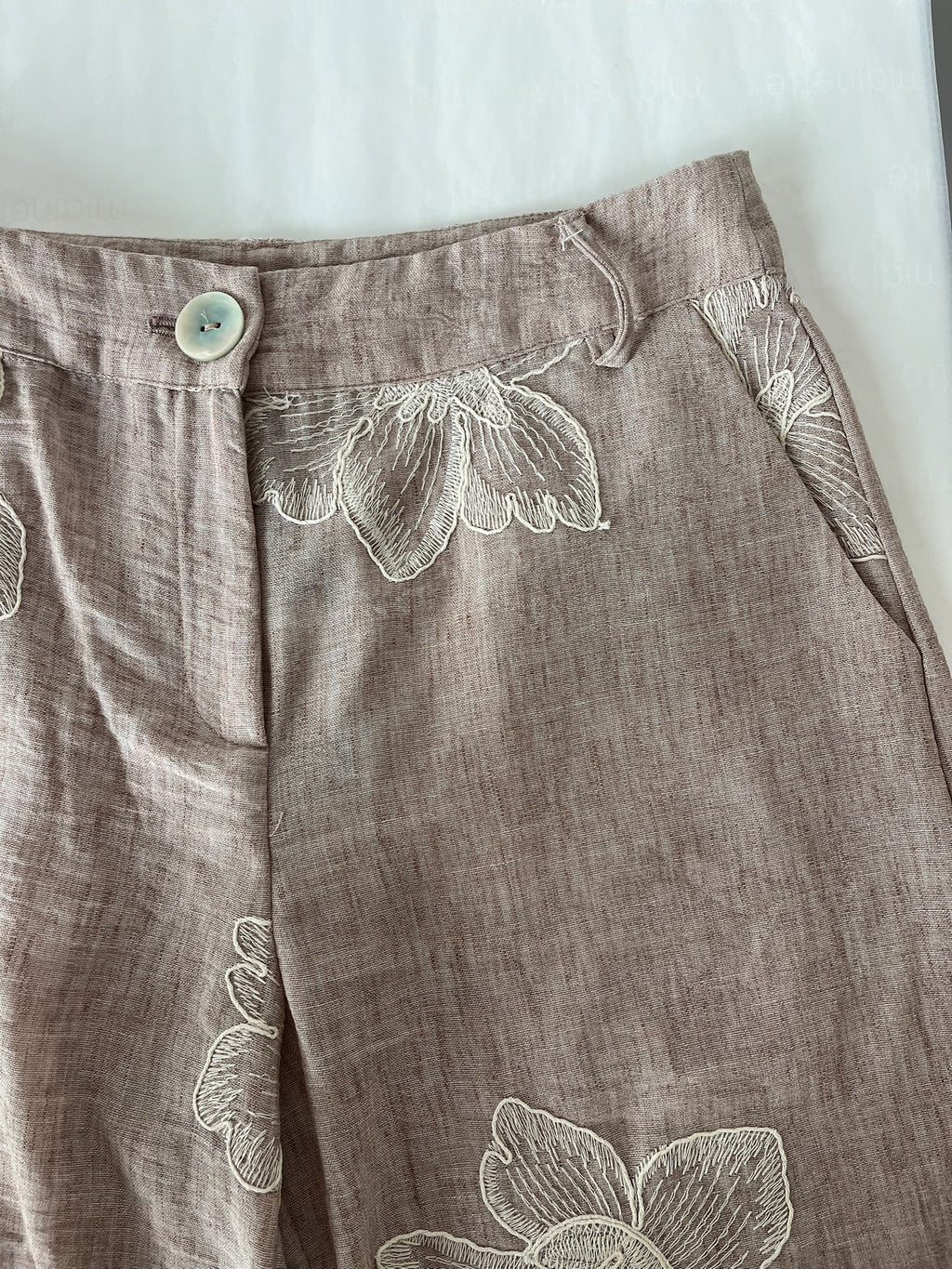 PANTALONE ANTIOPE VELETTA FIORE