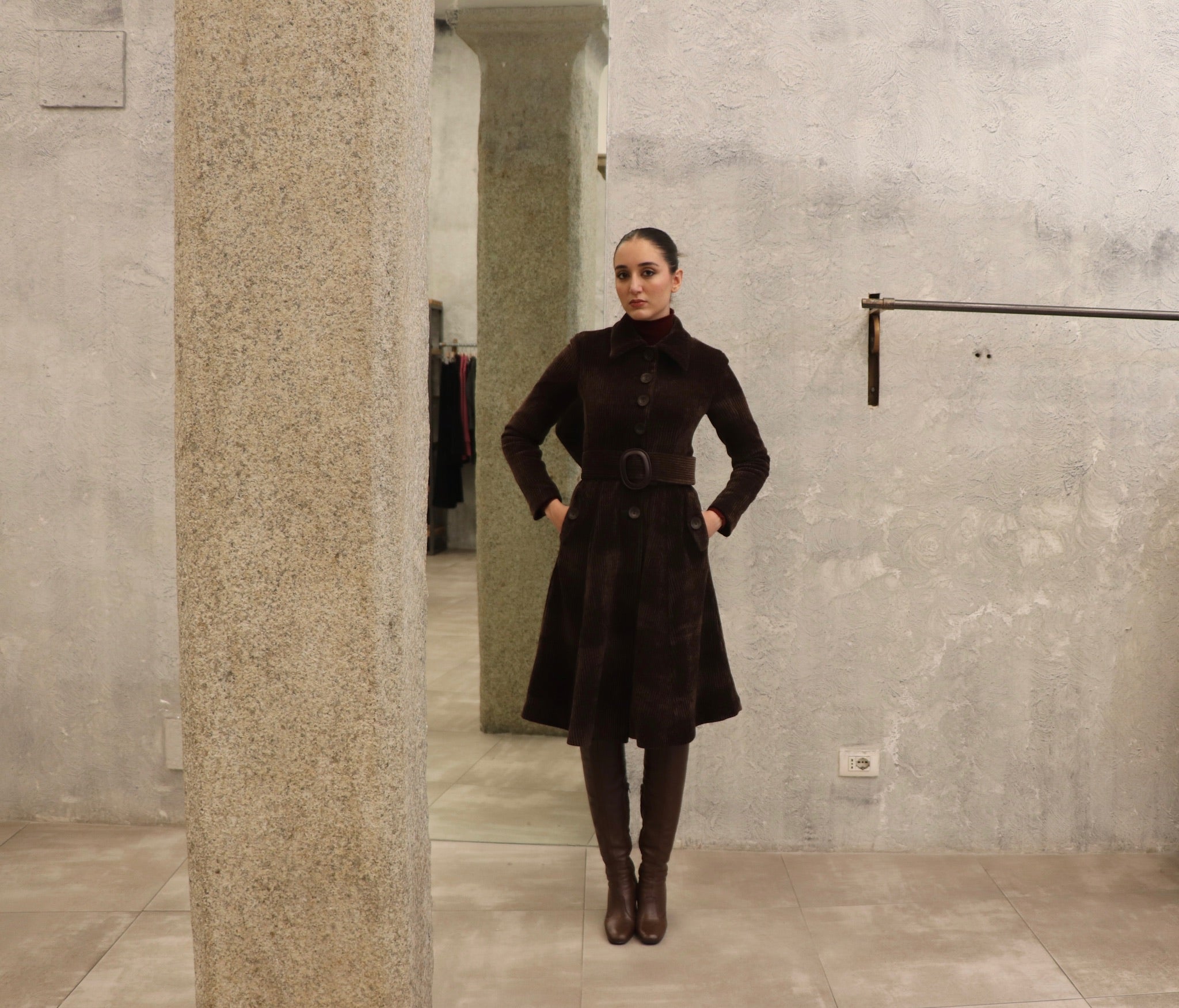 CAPPOTTO MELAN MINA VELLUTO